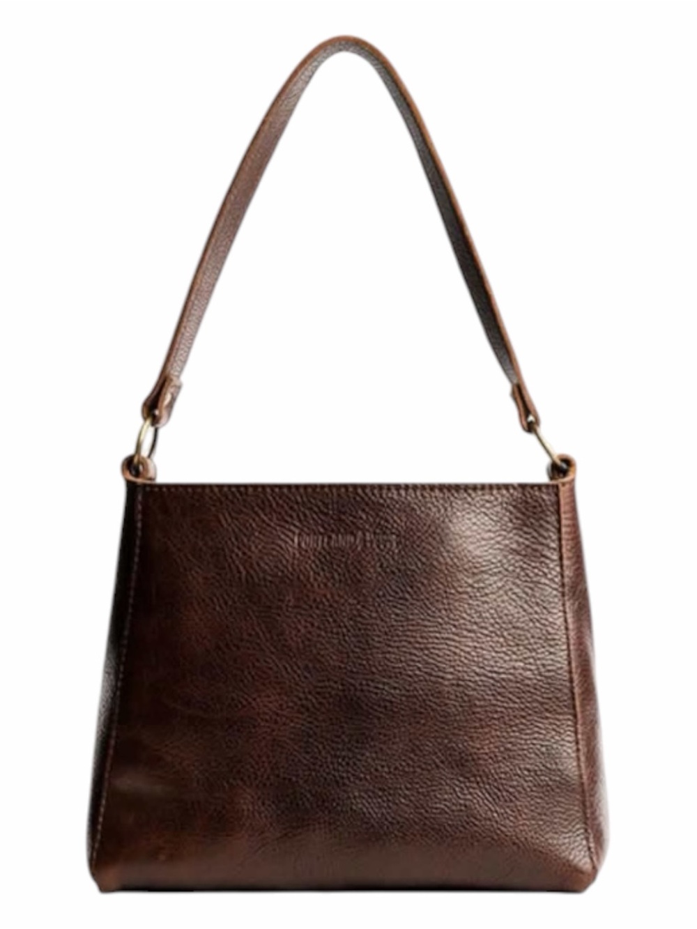 PORTLAND LEATHER Triangle Bag Coldbrew Small